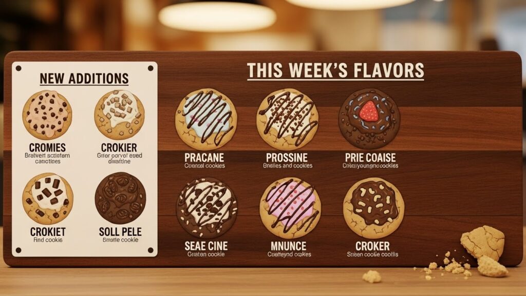 Crumbl Cookies Menu This Week Latest Flavors and New Additions