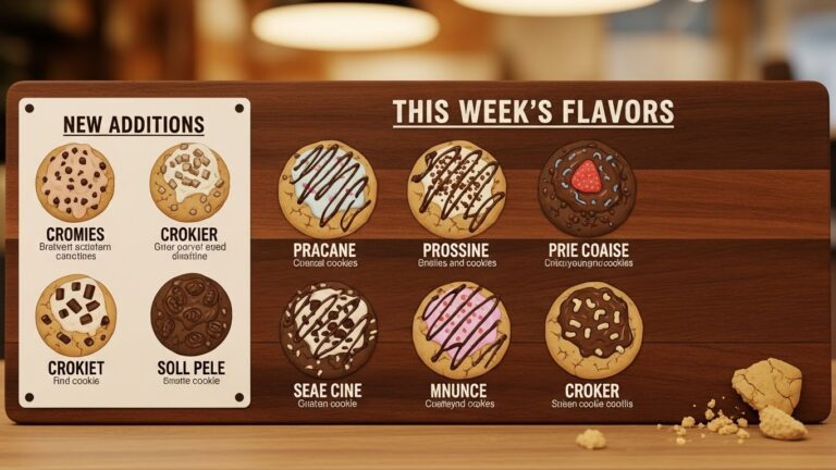 Crumbl Cookies Menu This Week Latest Flavors and New Additions