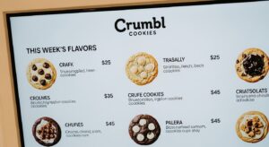 Crumbl Cookies Menu Prices