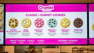 Menu Crumbl Cookies