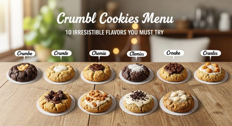 Crumbl Cookies Menu 10 Irresistible Flavors You Must Try