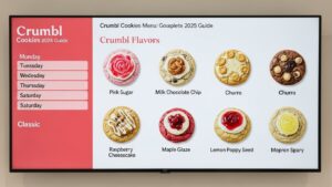 Crumbl Flavors Crumbl Cookies Menu Complete 2025 Guide
