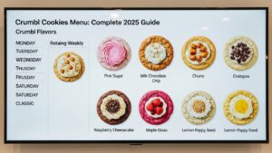 Crumbl Flavors Crumbl Cookies Menu Complete 2025 Guide