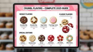 Crumbl Flavors Crumbl Cookies Menu Complete 2025 Guide