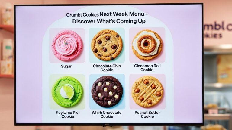 Crumbl Cookies Next Week Menu