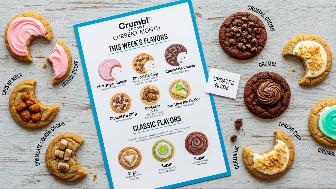 Crumbl Cookies Menu This Month Full Updated Guide to Flavors & Prices