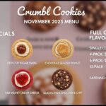 Crumbl Cookies Menu November 2025 Full Guide to Flavors, Prices, and Weekly Specials