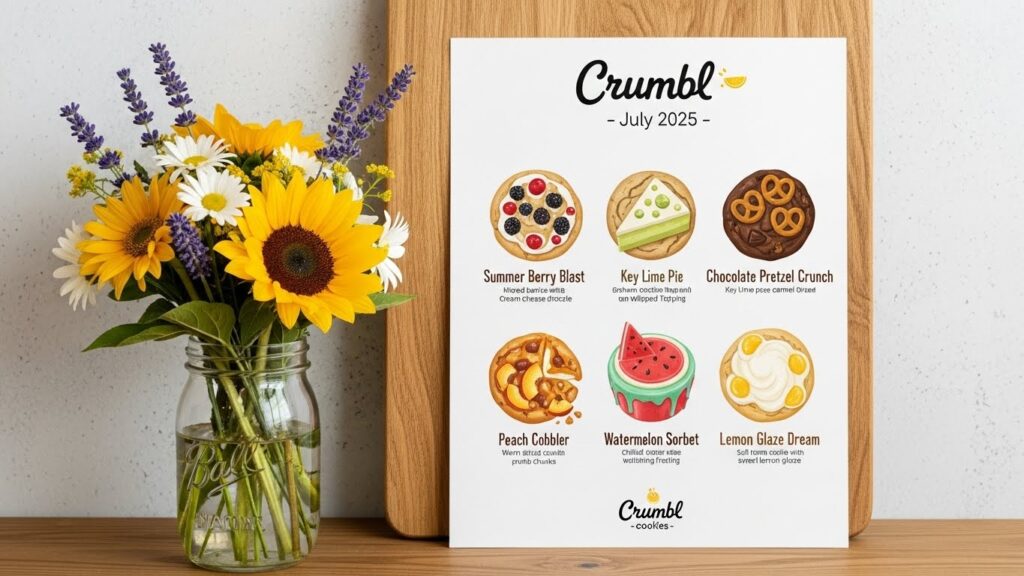 Crumbl Cookies Menu July 2025