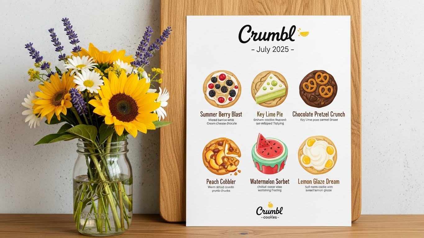 Crumbl Cookies Menu July 2025