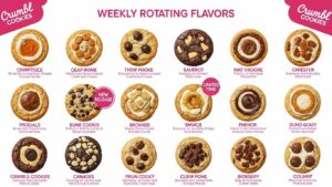 menu menu crumbl cookies full guide to weekly flavors and new cookie releases
