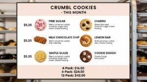 Crumbl Cookies Menu This Month Full Updated Guide to Flavors & Prices