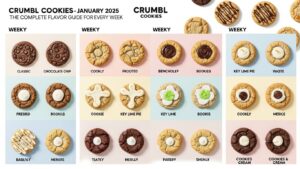 crumbl cookies menu january 2025 the complete flavor guide for every week