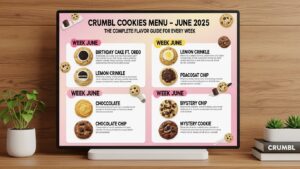 Crumbl Cookies Menu June 2025 The Complete Flavor Guide for Every Week