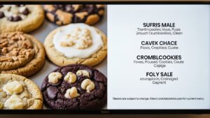 Crumbl Cookies Menu March 2025