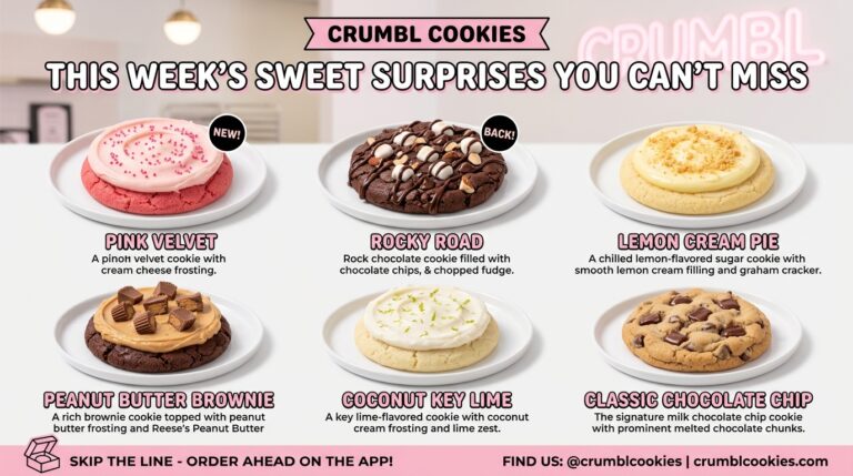 Crumbl Cookies Menu This Week Sweet Surprises You Can’t Miss