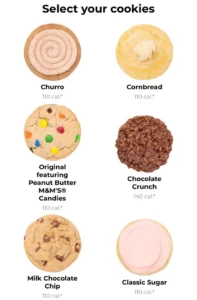 crumbl cookies menu